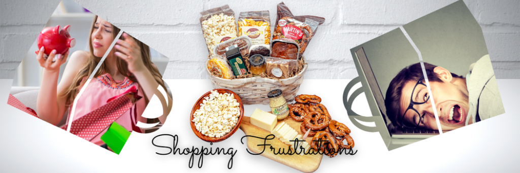 shopping frustations unique gift basket