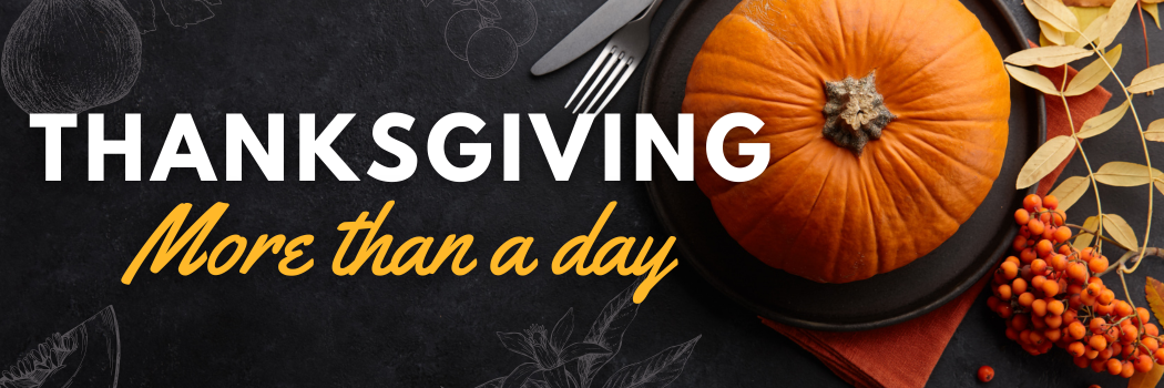 Thanksgiving is more than a holiday or season