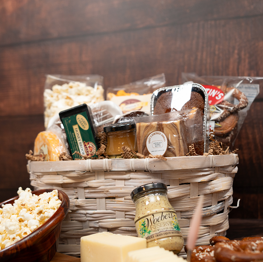 Finding the right sympathy gift ideas during a difficult time is not easy, our PA Dutch baskets and boxes offer delicious comfort foods that will be appreciated and loved