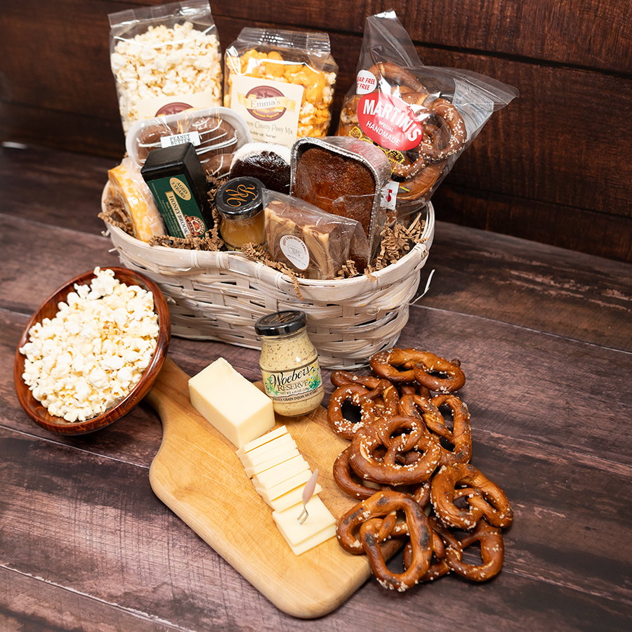 Finding the right sympathy gift ideas during a difficult time is not easy, our PA Dutch baskets and boxes offer delicious comfort foods that will be appreciated and loved