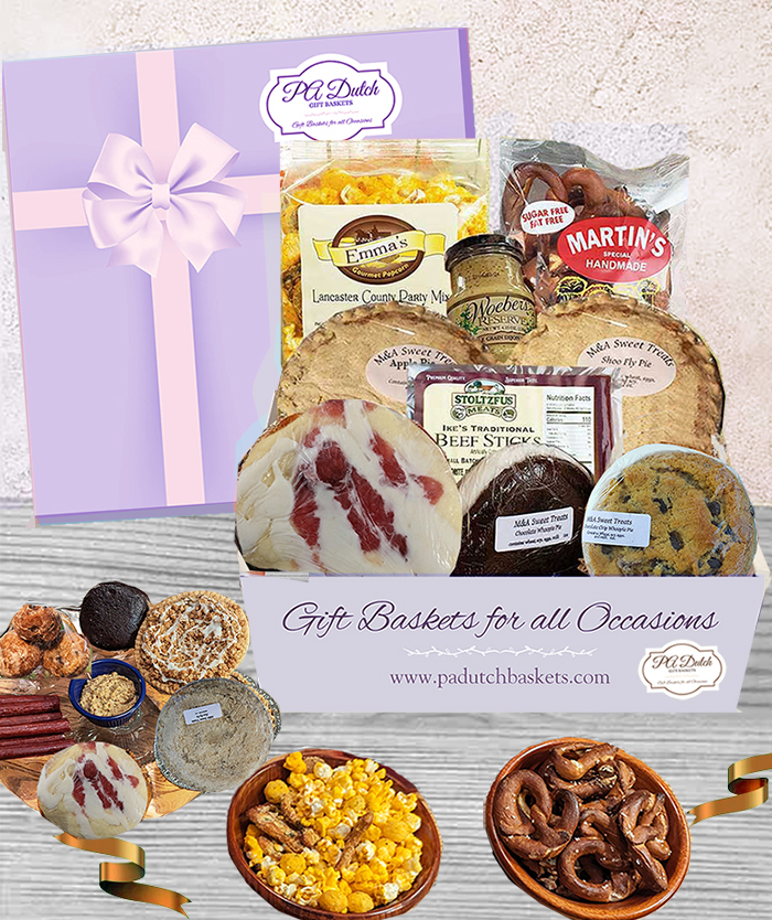 the best gift delivery is one that is loved, our PA Dutch gourmet foods and baked goods are known and loved around the world