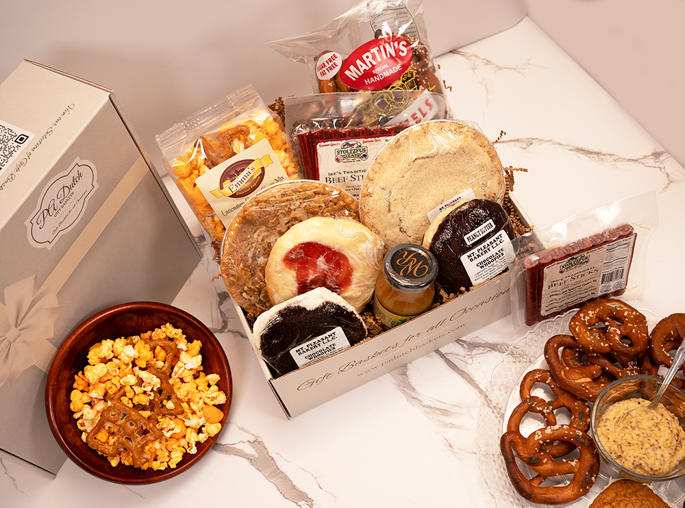 the best gift delivery is one that is loved, our PA Dutch gourmet foods and baked goods are known and loved around the world