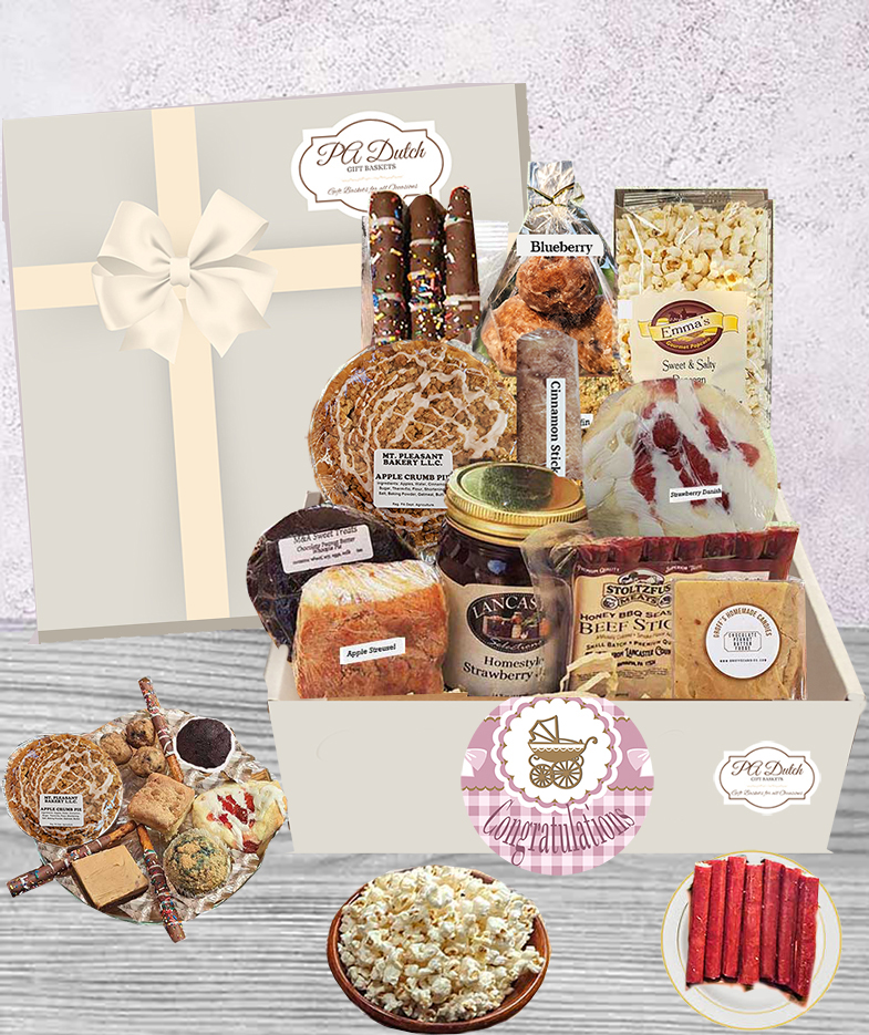 Finding unique anniversary gifts can be difficult but our PA Dutch gourmet foods anb baked goods are loved and customized to the special occasion