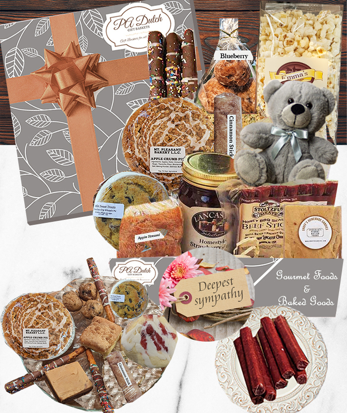 Finding the right condolence gifts can be difficult but our PA Dutch baked goods are the right gift with comfort foods that are loved by everyone