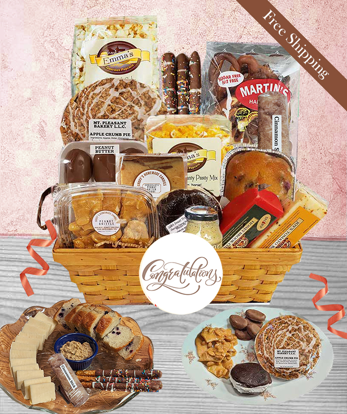 With our corporate employee gifts it's easy to show your employees and clients they are valued. We can customize our PA Dutch gourmet goods and baked goods loved by all
