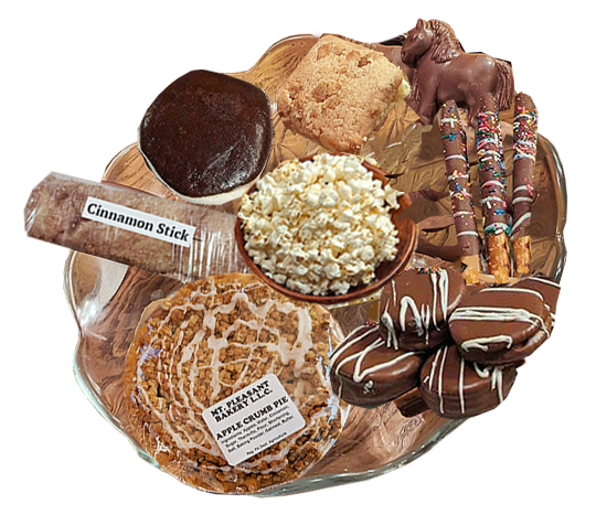 the delicious taste of food gift baskets form the Dutch in Lancaster PA include gourmet foods, baked goods, chocolates and so much more with delivery